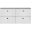 CMD Skrinka do kúpeľne HAVANA 82-60 B biela/biely mat MDF/laminát 120 cm x 57 cm x 45.5 cm