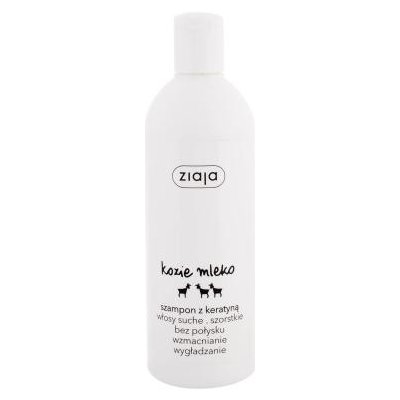 Ziaja Goat´s Milk 400 ml posilňujúci šampón na vlasy s keratínom pre ženy