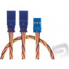 BLUE LINE SILIKON Y-kabel 300mm JR 0,50qmm kroucený silikonkabel, 1 ks.