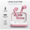 Bluetooth slúchadlá TRUST Primo Touch Bluetooth Wireless Earphones - pink