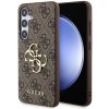 Guess Hardcase 4G Big Metal Logo (GUHCS24S4GMGBR) kryt na Samsung Galaxy S24 – Hnedý