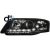 D-LITE predné svetlá s denným svietením AUDI A6 4B 97-01 čierne