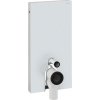 Sanitárny modul Geberit Monolith pre stojacie WC, 101cm, predné opláštenie sklo,hliník, 131.002.SI.5