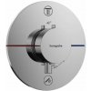 Hansgrohe ShowerSelect Comfort Termostatická batéria pod omietku, na 2 spotrebiče, chróm 15554000-HG