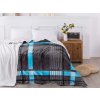 XPOSE® Mikroplyšová deka MÁŠA s baránkom - sivá 200x220 cm, Mikroplyš s baránkom