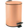 Spirella pedálový odpadkový koš ADELAR, broskový, ocel, 3 L (10.22680)