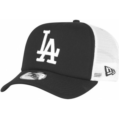 New Era Clean Los Angeles Dodgers 9FORTY TRUCKER black/White Snapback černá / bílá / černá