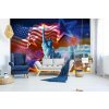 Samolepiaca vliesová fototapeta Socha slobody ilustrácie 375 x 250 cm