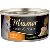 Miamor Feine Filets Naturelle 24 x 80 g - kuracie a tekvica