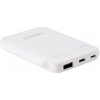 Intenso XS5000 powerbanka Li-Pol, 5000 mAh, USB-A, USB-C®, microUSB, biela, Indikátor stavu; 7313522