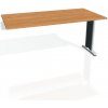 Rokovací stôl Flex, 160x75,5x80 cm, jelša/kov
