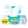 Pampers Harmonie aqua Vlhčené obrúsky pre deti 6 balení = 288 ks