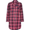 esmara® Dámska nočná košeľa károvaná/červená, S 36/38 (100354641)