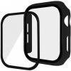 ENKAY Obal s tvrdeným sklom pre Apple Watch 6 / SE / 5 / 4 40mm čierny 18551