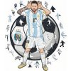 Fan-shop Dřevěné ARGENTINA Messi 270 dielov