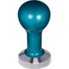 Buna café tamper, kov, modrý, 53 mm, nerez mat, plochý