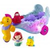 Little People Disney Princess Arielin svítící podmořský kočár, Mattel HMX83