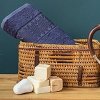 UTERÁK Issimo Home MARSILYA tmavo modrá (navy), 60% bambus - 40% bavlna, 30x50cm, Tmavo modrá (navy)
