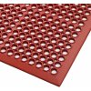 Červená gumová protišmyková rohož do kuchyne Sanitop Red - dĺžka 91 cm, šírka 594 cm, výška 1,27 cm
