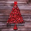 TI-FLAIR 303110 Red Christmas Tree, servítky 33x33cm, 3-vrstvové, vianočné (20ks)