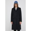 Calvin Klein prechodný vlnený kabát čierný K20K206877