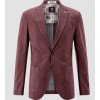 Jersey sako CLUB OF GENTS slim fit tmavočervená