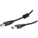 USB kábel Gembird CCF-USB2-AMBM-15 USB 2.0 A-B, 4,5m, černý