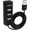 Unitek, Hub 4x USB 2.0, Y-2140, Nabíjanie telefónu, čierny