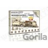 Wooden City 3D puzzle Drevený Express s koľajami 400 ks