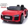 R-Sport Elektrické autíčko Audi R8 Spyder Červená EVA kolesá 12V 2,4 GHz MP3 /SD / USB vstup kožené sedlo odpružené Originál licencia (Elektrické autíčko Audi R8 Spyder Červená EVA kolesá 12V 2,4 GHz