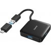 Hama USB hub, 4 porty, USB 3.2 Gen 1, USB-C adaptér 200116