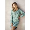 Dámska nočná košeľa Taro Nina 2978 Farba: Zelená, Veľkosť: S