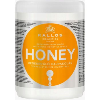 Kallos Honey Mask pre suché a poškodené vlasy 1000 ml