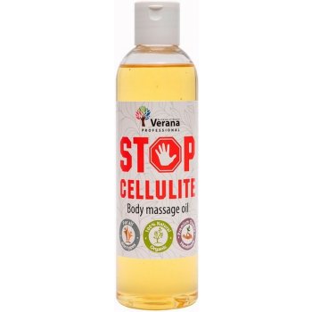 Verana Stop celulitíde rastlinný masážny olej 250 ml