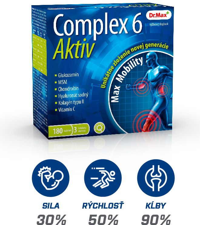 Dr.Max Complex 6 Aktiv 180 tabliet od 29,99 € - Heureka.sk