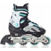 Raven Pulse black/mint detské kolieskové korčule - EU 40-43