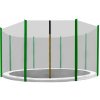Inlea ochranná sieť Premium Jump 366 cm na 8 tyčí tmavozelená