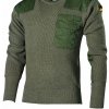 Vojenský sveter - pulóver BW Acryl Mil-Tec® - olív Veľkosť: M