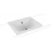 Kaldewei Silenio umývadlo 60x40 cm obdĺžnik pultové umývadlo biela 903906003001