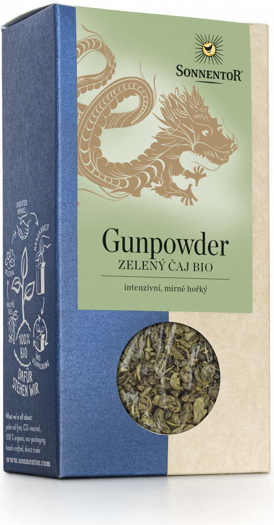Sonnentor zelený čaj Gunpowder Bio sypaný 100 g