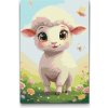 Vymalujsisam.sk Maľovanie podľa čísiel - Baránok na lúke Veľkosť: 40x60cm, Rám: Bez rámu, iba zrolované plátno