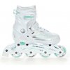 Raven Spirit white/mint detské kolieskové korčule - EU 40-43