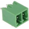 Násuvná svorkovnica do DPS rovná KF2EDGV-2P, RM3,81mm