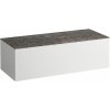 Laufen Il Bagno Alessi skrinka s pracovnou doskou 120x50x37 cm závesná kúpeľňová skrinka pod umývadlo biela H4323000972601