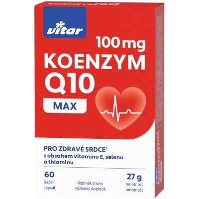 VITAR Koenzým Q10 100 mg 60 kapsúl