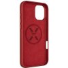 Kožený zadní kryt FIXED MagLeather s podporou MagSafe pro Apple iPhone 16 Plus, červený FIXLM-1401-RD