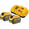 DeWALT DCB118T2 Súprava XR FlexVolt 54V nabíjačka DCB118 + 18V 2x6,0Ah