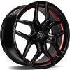 Seventy9 Seventy9 SV-B 8.5x19 5x120 ET33 Black Glossy Red Inner Lip 74.1