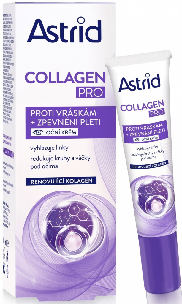 Astrid Collagen Pro očný krém proti vráskam 15 ml od 6,25 € - Heureka.sk