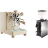 Lelit Bianca PL162T V3, gold + Stone Espresso Pebble, chrome
